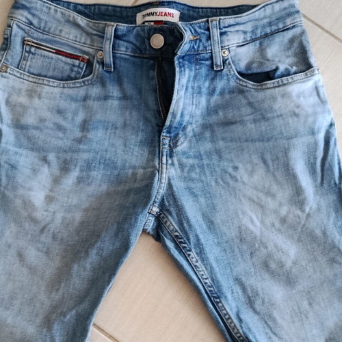 Tommy Jeans men's denim bermuda shorts like new, size 29, blue