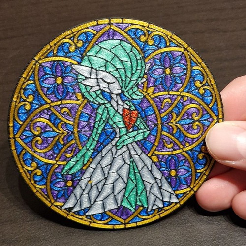 Pokemon 3D printed circular coasters set of 4 new