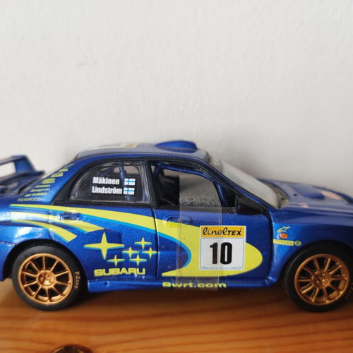 Subaru Impreza WRC 2002 Monte Carlo Rally νικητής Saico μεταλλικό μοντέλο 1:32 σαν καινούργιο