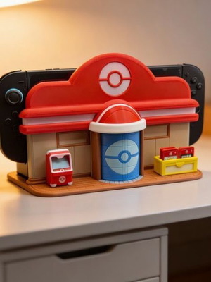 Pokémon Center 3D Dock Stand for Nintendo Switch 1 and 2