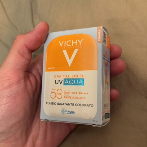 Vichy Capital Soleil UV Aqua SPF 50 tinted sunscreen
