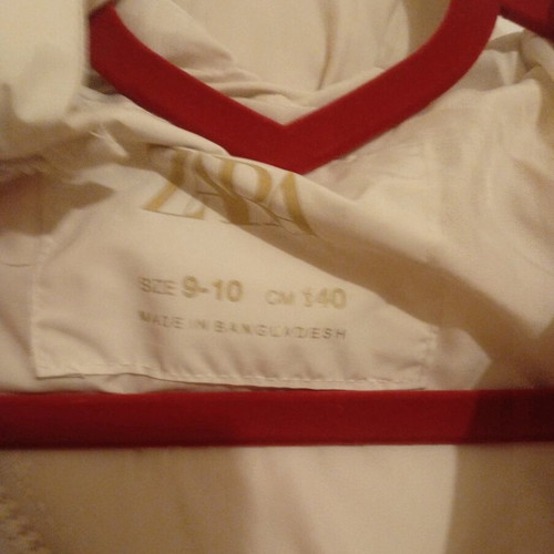 Zara jacket white like new, warm, size XS