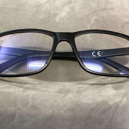 Anti-Blue Light Screen Protection Glasses black frame used, unisex