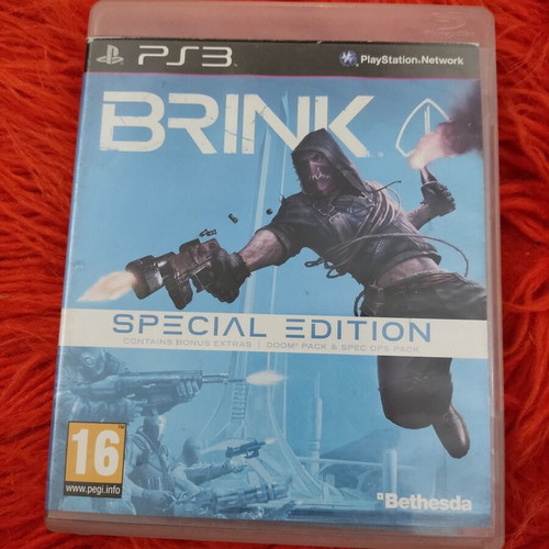 Brink special edition PlayStation 3 used, complete with manual