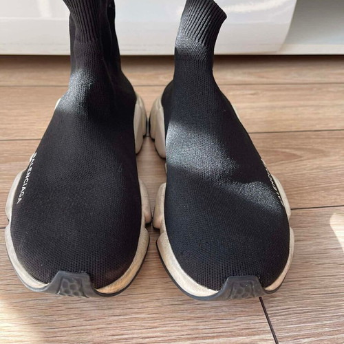 Balenciaga sock boots used, black, size 39