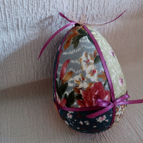 Decorative egg mix and match orange green blue used