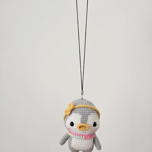 Handmade crochet penguin new