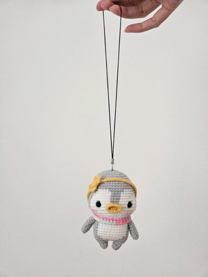 Handmade crochet penguin new