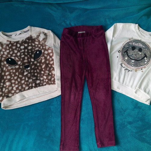 Kids blouse and pants set used, H&M and LCWaikiki