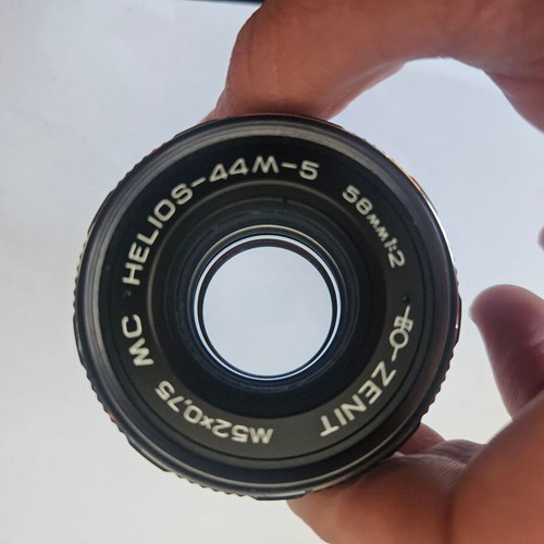 Zenit 122 with Helios 44M-5 58mm f/2 lenses used, set of 2