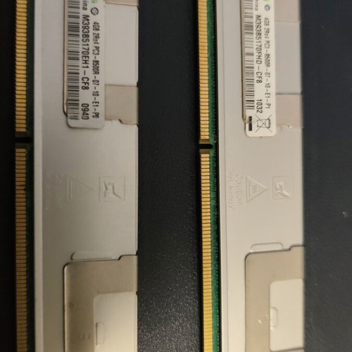 DDR3 Server memory like new 4GB x 2