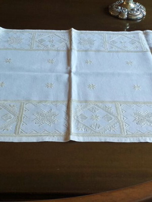Lefkadian embroidered table runner handmade like new