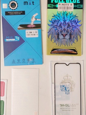 Tempered Glass Screen Protectors for Xiaomi Redmi Note 8 and Prime 6 new