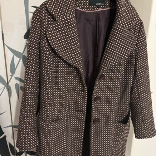Amelie coat like new, Copenhagen style in beige/coffee/pink