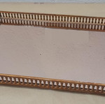 Rectangular metal tray 45x26cm new