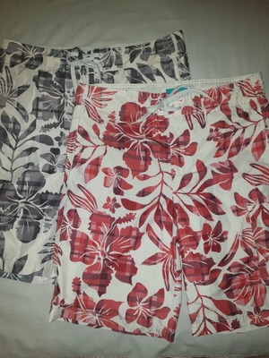 Cedarwood men's swim shorts size S like new, pack of 2, printed