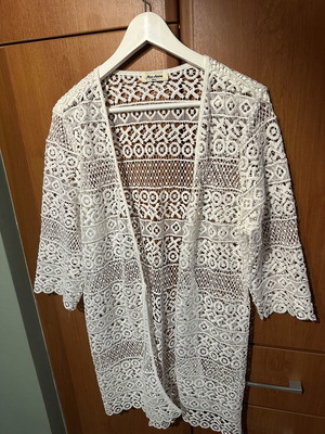Kimono like new, white, size S