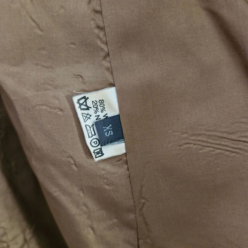 Artisti Italiani camel coat used, size XS