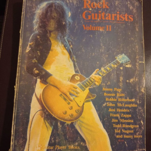 Rock Guitarists Volume II book used, English