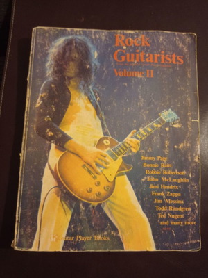 Rock Guitarists Volume II book used, English