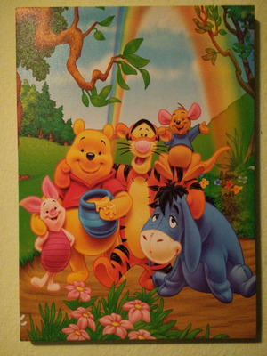 Winnie the Pooh frame used 30×40