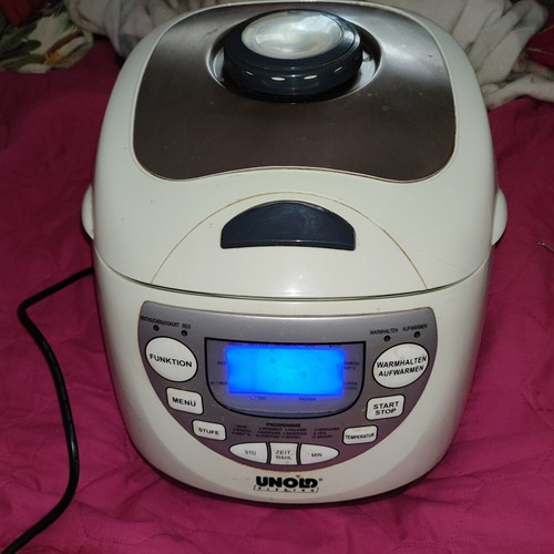 Unold Backmeister Multi bread maker and rice cooker like new