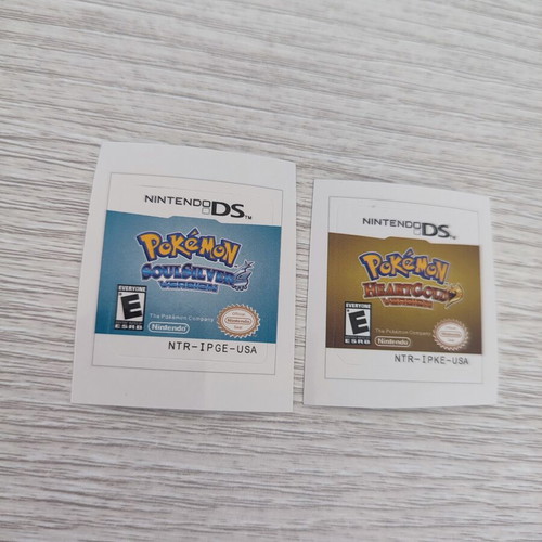 Αυτοκόλλητα SoulSilver Heartgold USA Pokémon DS καινούργια