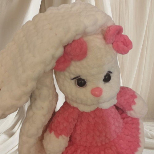 Handmade Bunny New Made of Soft Plush Yarn