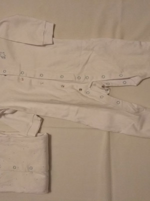 Baby cotton sleep suits used, set of 4 pieces