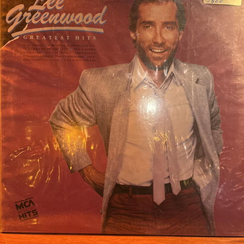 Lee Greenwood Greatest Hits vinyl used, country 1985
