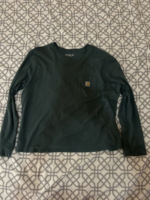 Carhartt Wip Loose Fit μπλούζα με μακριά μανίκια σαν καινούργια, πράσινη, μεγέθη M και L