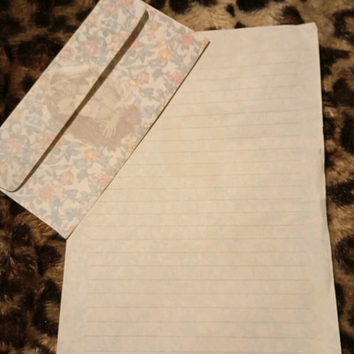 Used correspondence with folder and set sheet