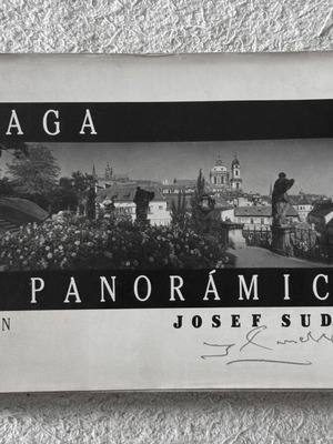 Josef Sudek Praga en Panoramica φωτογραφικό βιβλίο μεταχειρισμένο, ισπανικά