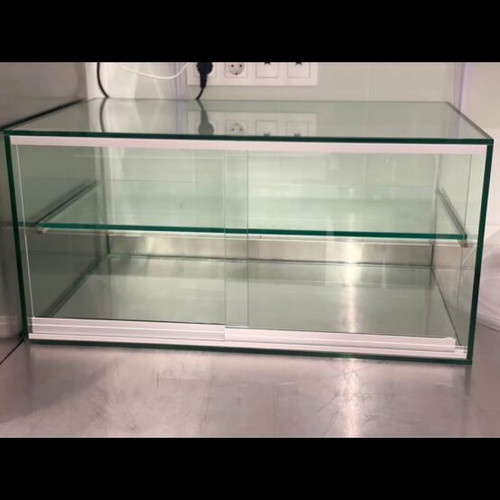 Display showcase with thick double glass new