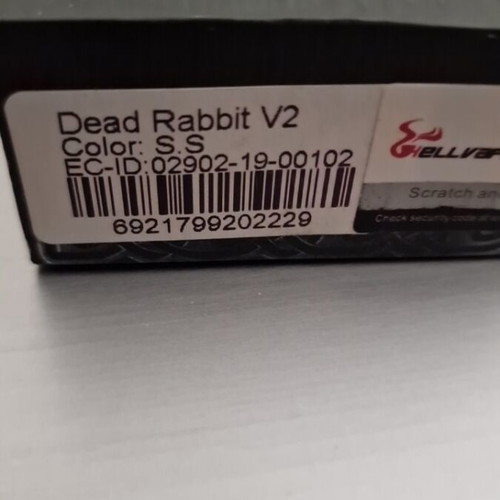 Hellvape Dead Rabbit V2 RDA rebuildable atomizer like new, stainless steel
