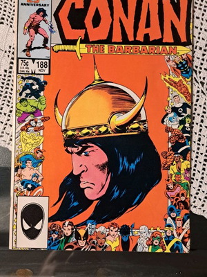 Conan the Barbarian #188 used Marvel Comics comic