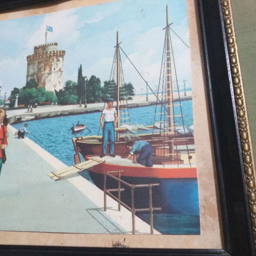 Vintage frames used, set of 2 pieces 21×27 cm