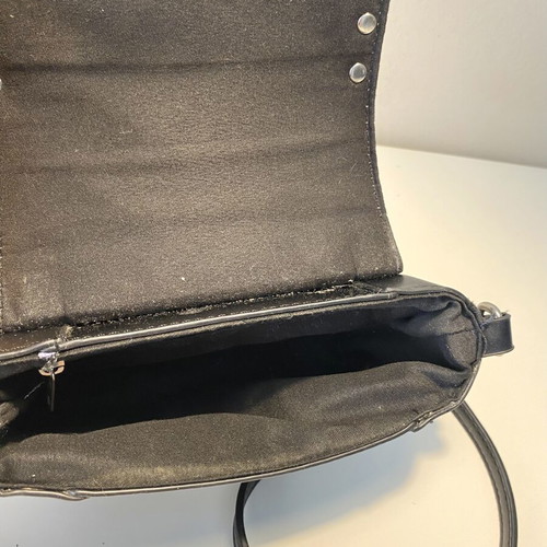 Zara black crossbody bag, shoulder wear