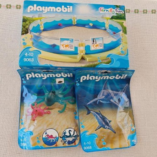 Playmobil Sea Animal Fence, Octopus & Swordfish Sets New