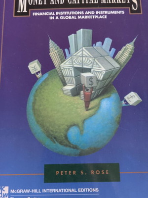 Money and Capital Markets book like new, English