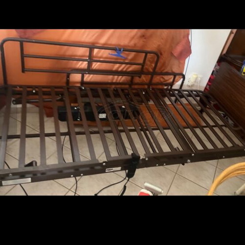 Mobiak hospital bed like new with electric recline and mattress