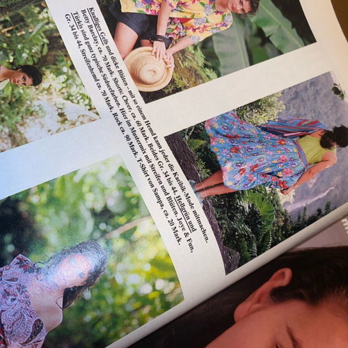 Brigitte magazine used, collectible, year 1989