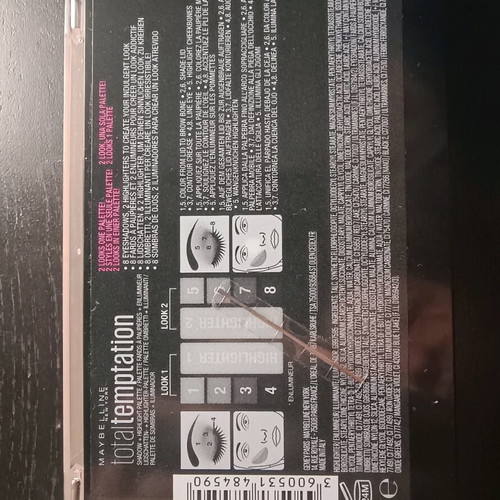 Maybelline Total Temptation eyeshadow and highlight palette new