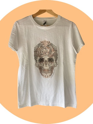 Alexander McQueen white T-shirt new, size S/M