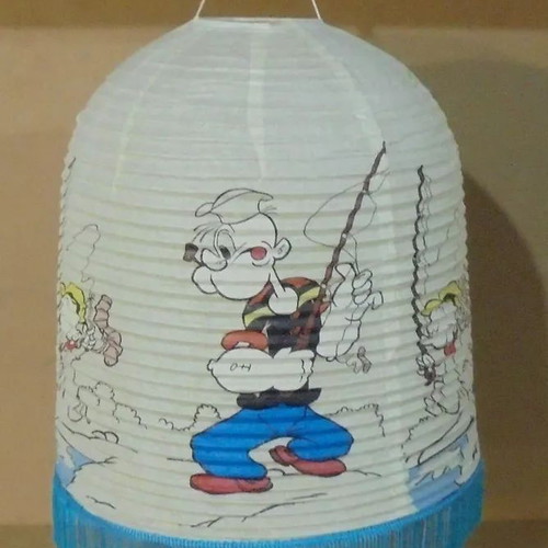 Popeye The Sailor old promotional paper lamp shade new