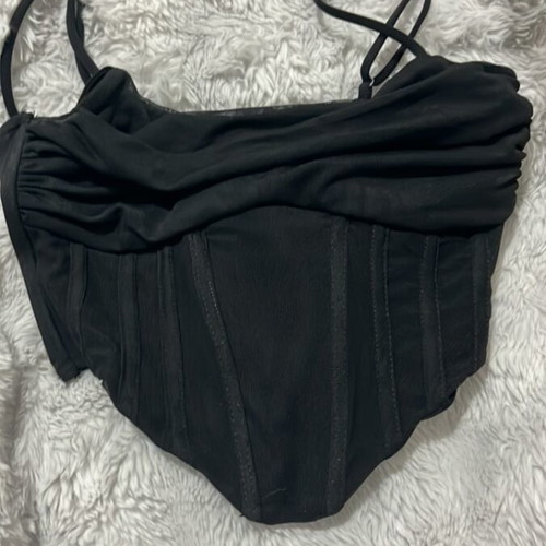 Black corset used Bershka, size XXS