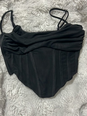 Black corset used Bershka, size XXS