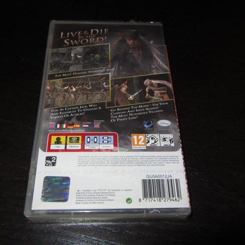 Pirates of the Caribbean at Worlds End Sony PSP game new sealed