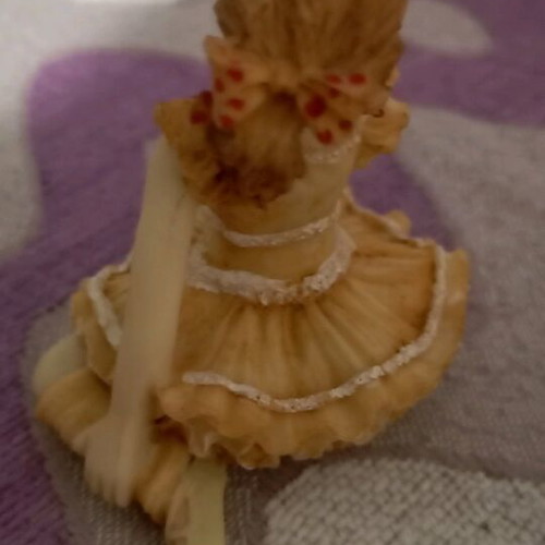 Decorative plaster ballerinas new, set of 4 pieces