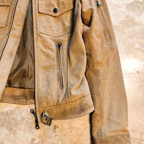 Totem suede jacket brown like new, size XS/S